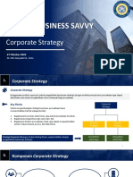 Corporate Strategy Global Business Savvy