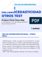 Test de Heterocedasticidad - Otros tests