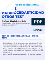 Test de Heterocedasticidad - Otros Tests