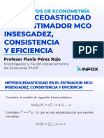Heterocedasticidad en El Estimador MCO - Insesgadez, Consistencia y Eficiencia