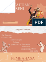 Pengetahuan Dasar Seni Tari