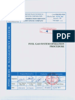 Fuel Gas System Operation Procedure