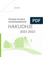 Energia-Avustus Ohje Henkilöasiakkaat 2022