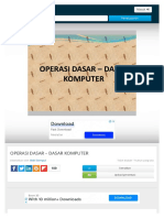 OPERASI DASAR - DASAR KOMPUTER - PPT Download