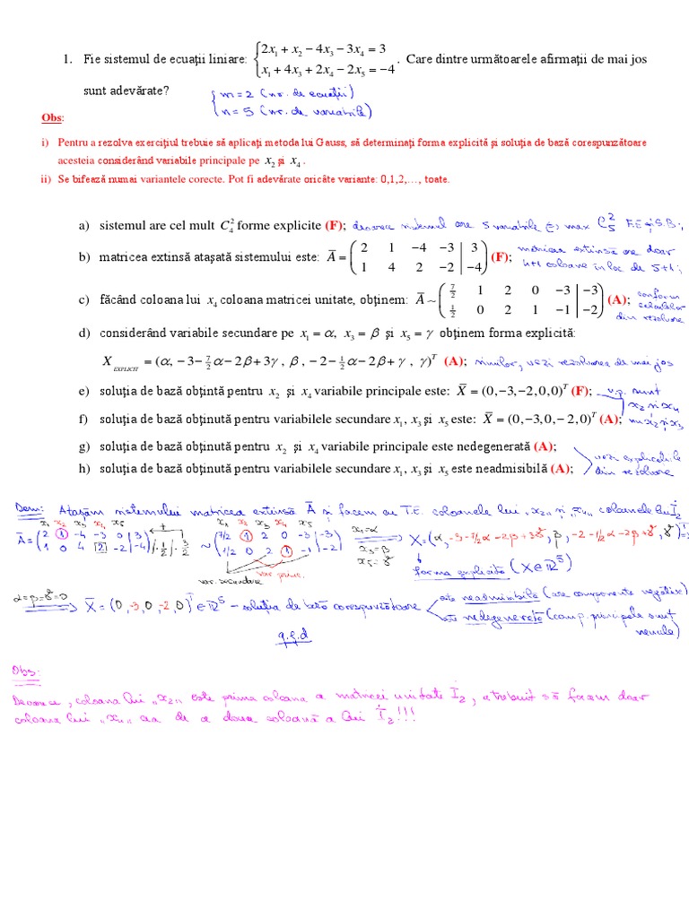 EVP1 - Sub. 1 - Test Grila (Rezolvat) | PDF