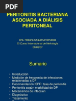 Peritonitis Bacteriana Asociada a Dialisis Peritoneal