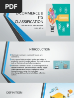 E-Commerce & Its Classification