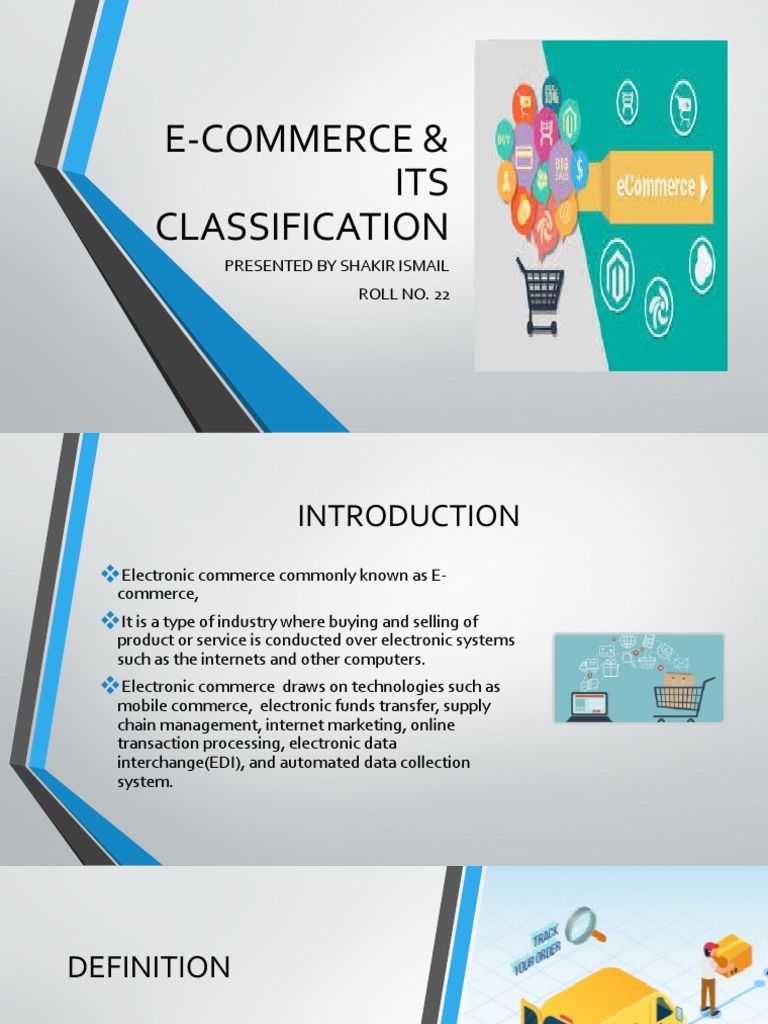 E-Commerce Classification Overview | PDF | E Commerce | Business