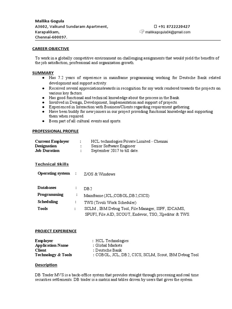 mallika-gogula-resume-pdf-ibm-db2-databases
