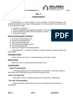 Unit-4 Chromatography PDF