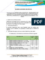 Especificaciones Tecnicas de Madera