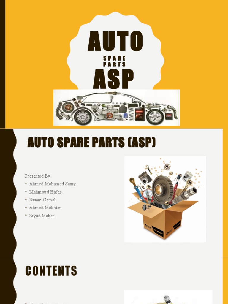 Auto Spare Parts - Presentation | PDF | Retail | Online Shopping