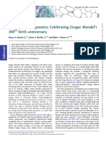 Focus On Plant Genetics Celebrating Gregor Mendel's 200th Birth Anniversary