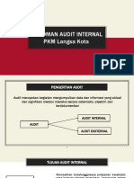 Pedoman Audit Internal PKM Langsa Kota