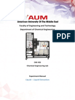 CHE 435 Liquid-Liquid Extraction Lab Manual