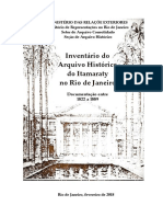 Arquivo Histórico do Itamaraty no Rio de Janeiro 1822-1889