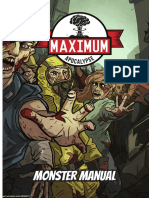Maximum Apocalypse RPG Monster Manual