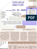 24.10.2022 Tema La Psihologie Cognitivă. Atenția Și Adhd