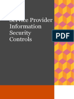 Service Provider Information Security Controls