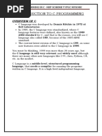 C Programming Basic Concepts VV