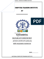 Fundamental of Computer by NCTI Institut