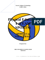 Volleyball Module (Pre-Fi and Final) 2022