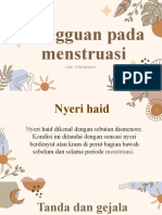 Gangguan Pada Menstruasi