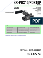 Sony dsr-pdx10 Ver-1.8 SM