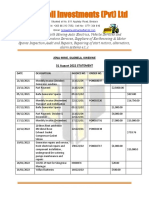 Jena Mine Statement17 August 2022