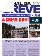 Jornal da Greve 2011 dos servidores técnico-administrativos das universidades federais