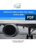 National Aviation Safety Plan Nepal 2018 To 2022