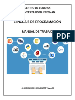 Manual Lenguaje de Programación