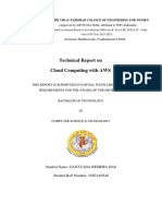 19jg1a0540 - Final Report of Cloud Computing Using AWS