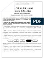 Vest 2023 1 Medicina Peba Bolsista Caderno Prova Ingles Espanhol