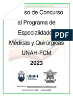 Proceso Admison para Aspirantes A Posgrados Clinicos y Quirurgicos FCM UNAH Ano 2022 FINAL