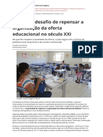 Gestao o Desafio de Repensar A Organizacao Da Oferta Educacional No Seculo Xxipdf