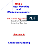 Unit 3 - Chemical Handling and Waste Management 2020