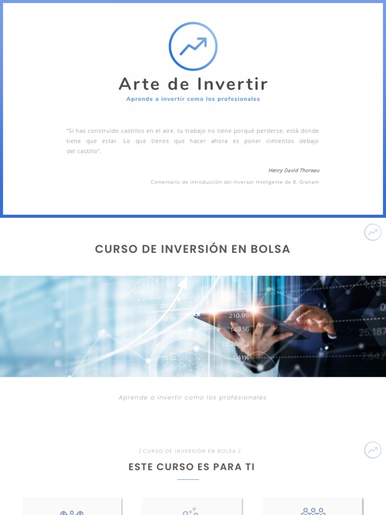 Curso de Bolsa | PDF | Inversiones | Fondo de inversión
