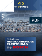 Catálogo de herramientas eléctricas Bosch 18V