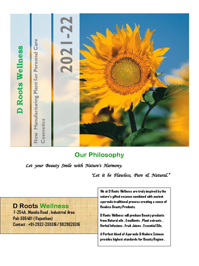 D Roots Wellness - Profile Presentation | PDF | Cosmetics | Shampoo