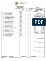 Cor Jesu College Surveying Grading Sheet