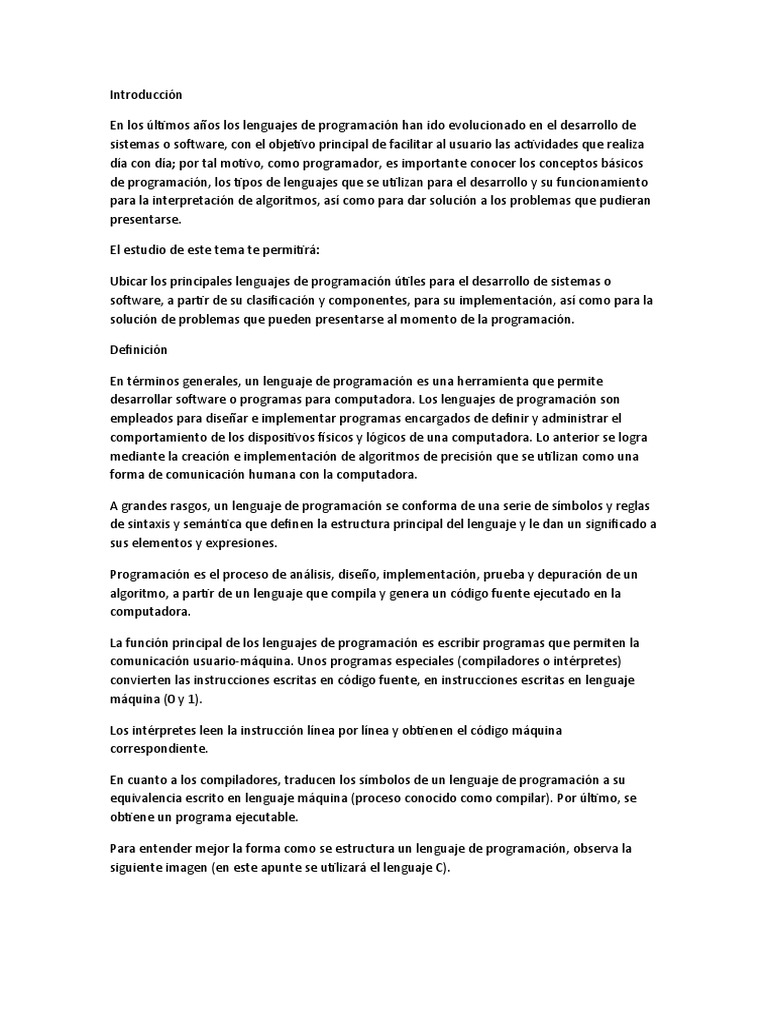Lenguajes de Programacion | PDF | Lenguaje de programación | Compilador