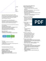 Perspectives in Pharmacy M1 Reviewer