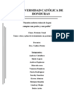 Citas y Plan de Tratamiento en Paciente Geriatrico