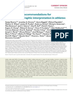 International Recomedation For Electrocardiographic Interpretetios in Athletes