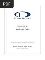 EFIS-D10A Installation Guide