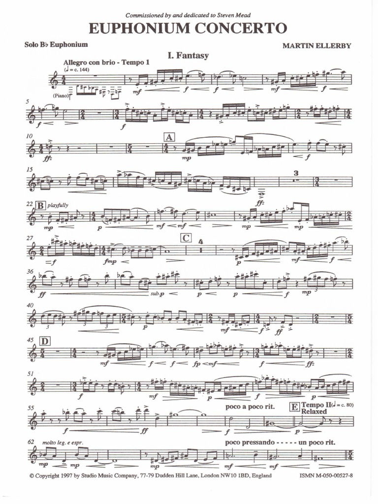 Martin Ellerby Euphonium Concerto PDF