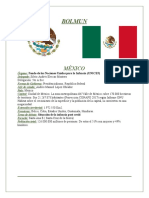 Documento de Posición Oficial BOLMUN