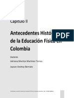 Antecedentes Históricos de La Educación Fìsica en Colombia