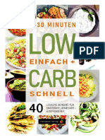 Low Carb - Einfach Und Schnell 5 - 30 Minuten (German Edition) (Sonnefeld, Carolin)